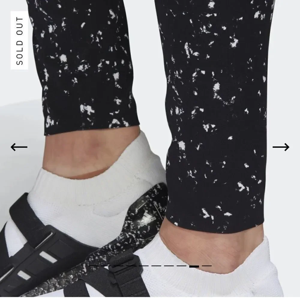 adidas Hyke Splatter Effect Performance Leggings - Picture 3 of 11